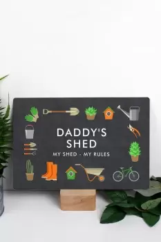 Image of Personalised Gardening Metal Sign