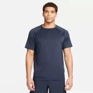 image of Nike Dri-FIT Ready Mens Short-Sleeve Fitness Top - Blue