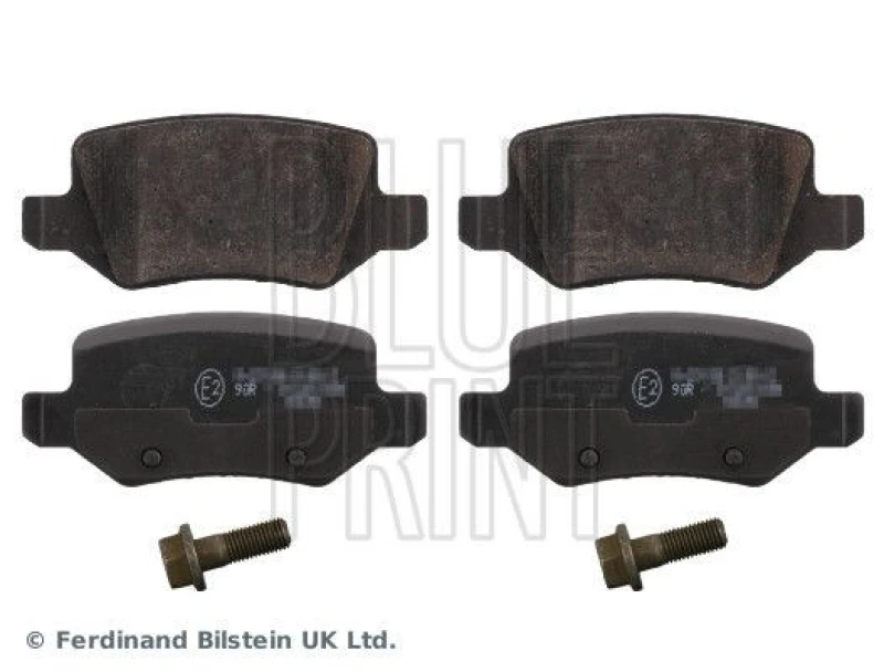 Image of Blue PRINT Brake pad set Blue PRINT ADU174209