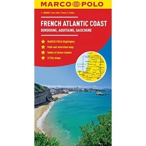 image of French Atlantic Coast (Dordogne, Aquitaine, Gascogne) Sheet map, folded 2012