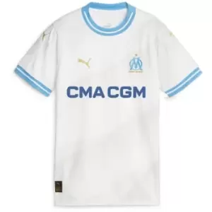 Puma Olympique De Marseille Home Replica Shirt 2023 2024 Womens - White