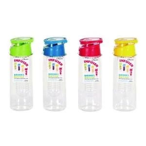 Image of Infuser Reusable Water Bottle 750ml Assorted Pack of 12 20097
