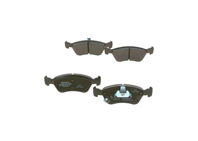 Image of Bosch 0 986 494 560 Brake pad set with acoustic wear warning Low-Metallic Brake Pad Set,disc brake (402)