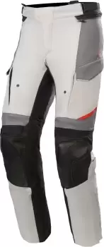 Image of Alpinestars Andes V3 Drystar Motorcycle Textile Pants, black-grey Size M black-grey, Size M