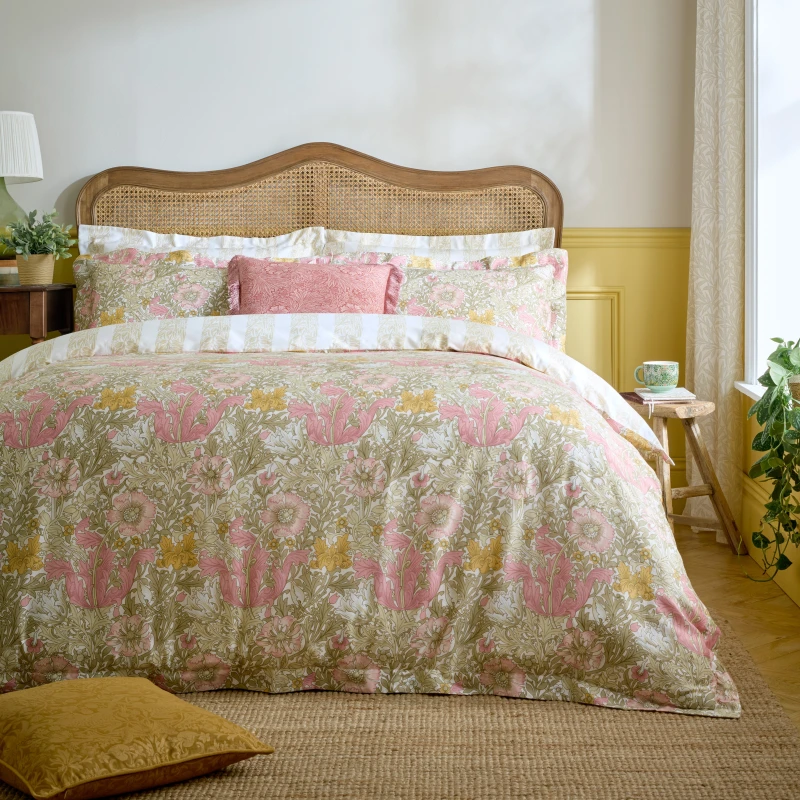 Image of William Morris At Home Compton Duvet Cover Bedding Set Summer