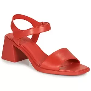 image of Camper KAROLINA womens Sandals in Red,4,5,8,2