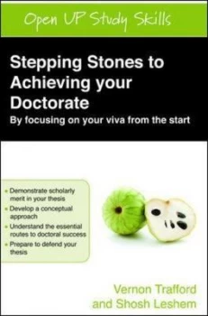 Image of Stepping Stones to Achieving Your Doctorate by Vernon Trafford Paperback