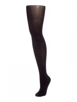 Image of Spanx Luxe leg high waisted opaque tights Black