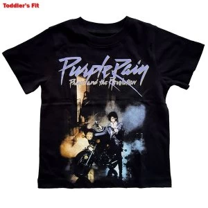 Prince - Purple Rain Kids 24 Months T-Shirt - Black