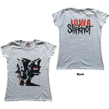 Image of Slipknot - Iowa Goat Shadow Womens X-Small T-Shirt - grey