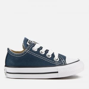 Image of Converse Toddlers Chuck Taylor All Star Ox Trainers - Navy - UK 6 Toddler