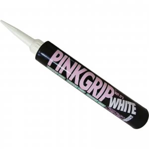 image of Everbuild Pinkgrip Cartridge White 350ml