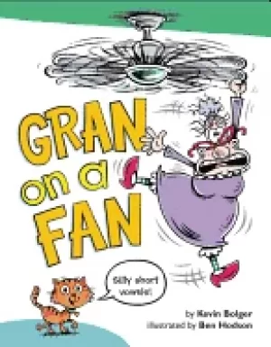 Image of gran on a fan silly short vowels