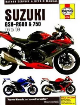 Image of Suzuki GSX-R600 & 750 service and repair manual by Matthew Coombs