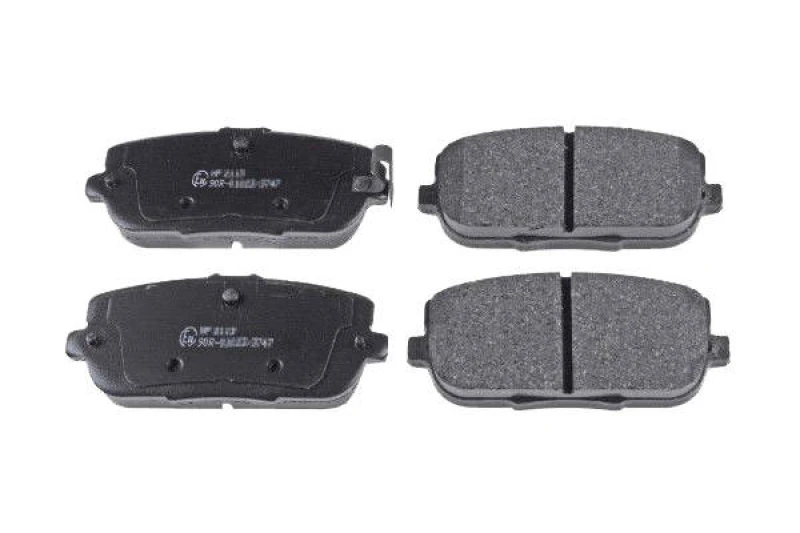 Image of SWAG 33 10 6382 Brake pad set Rear Axle, with acoustic wear warning Brake Pad Set,disc brake (402)