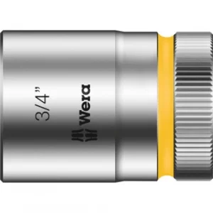 image of Wera 8790 HMC Zyklop 1/2" Drive Hexagon Socket Imperial 1/2" 3/4"