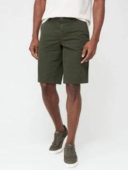 image of Hugo Boss Schino Slim Fit Chino Shorts Khaki Size L Men