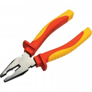 image of Faithfull VDE Insulated Combination Pliers 180mm