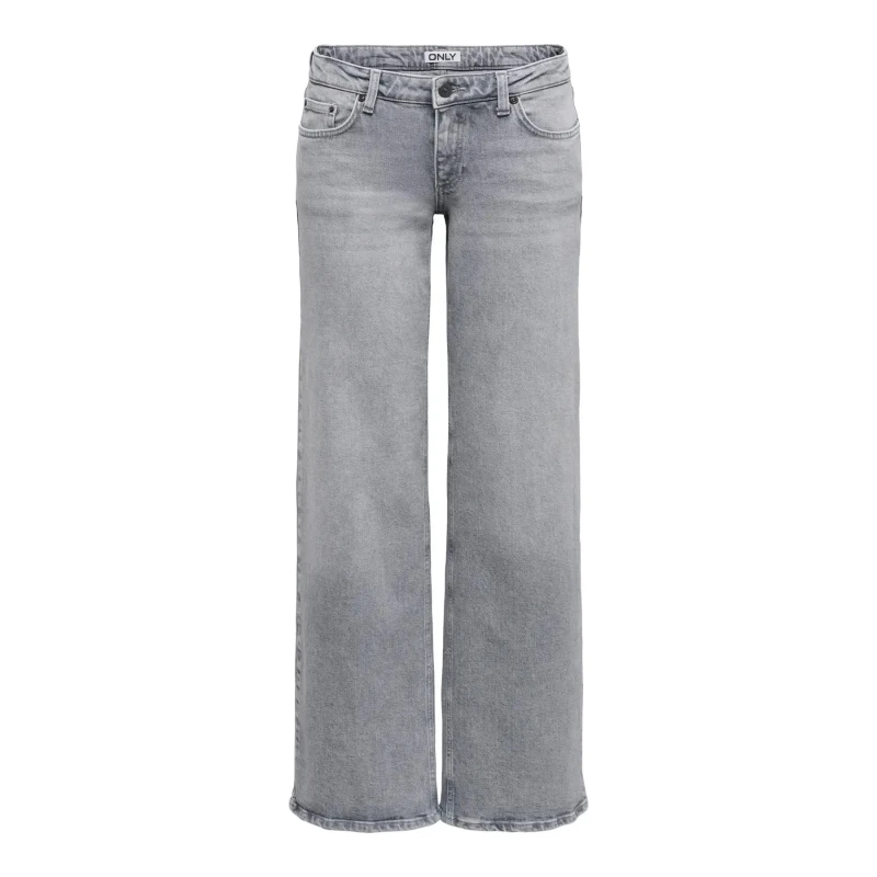 Image of Only Womens wide leg jeans Only Juicy Gris Female 29x34