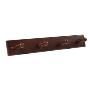 BQ Mahogany Effect Hook Rail H12mm W60mm L405mm