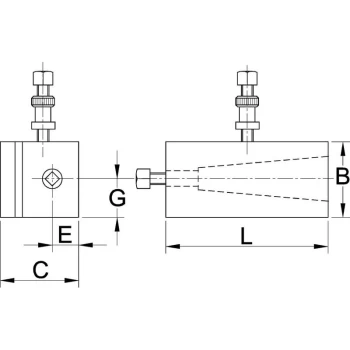 Indexa - 2 Morse Taper Toolholder for T.2 Toolpost