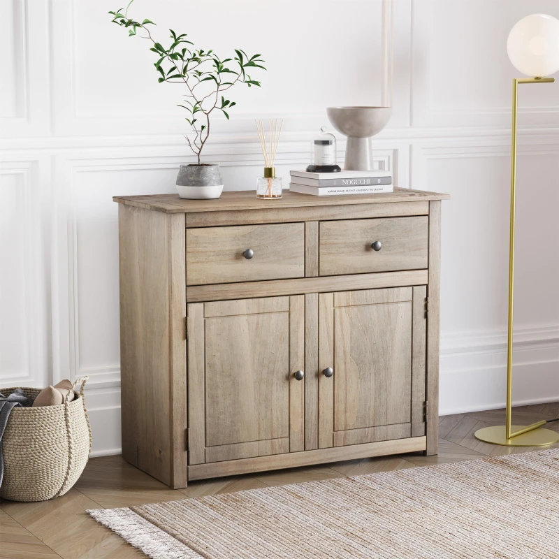 Image of Lassic Vida Designs Panama 2 Door 2 Drawer Sideboard Pine unisex One Size