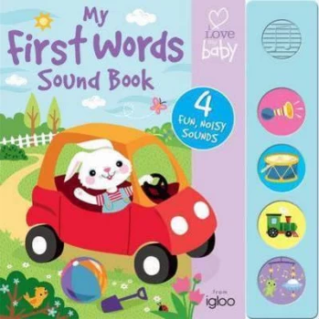 Image of First Words by Noisy Sounds That Little Bunny Hears. Join Little Bunny on His Busy Day and Learn Over 40 Words Alon Hardback