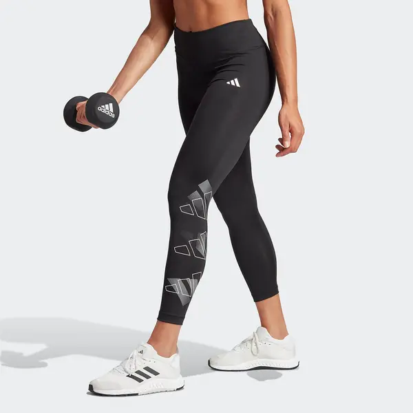 image of Training Essentials Brand Love Recycled Cropped Leggings