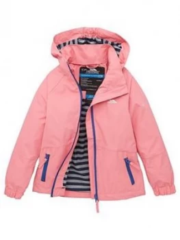 Image of Trespass Girls Fenna Jacket - Bright Pink, Bright Pink, Size 9-10 Years, Women