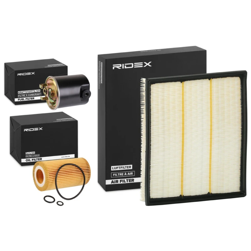 Image of RIDEX 4055F22862 Filter Set with gaskets/seals, with pre-filter Filter Set (4055)