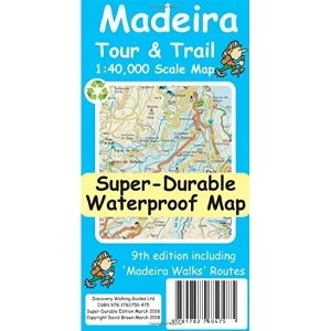 Image of Madeira Tour & Trail Super-Durable Map Paperback / softback 2018