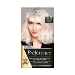 Image of L'Oréal Preference Z2 10.21 Stockholm Very Light Pearl Blonde