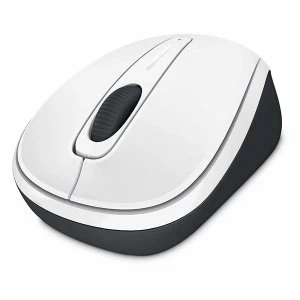 Image of Microsoft Wireless Mobile Mouse 3500 White Gloss