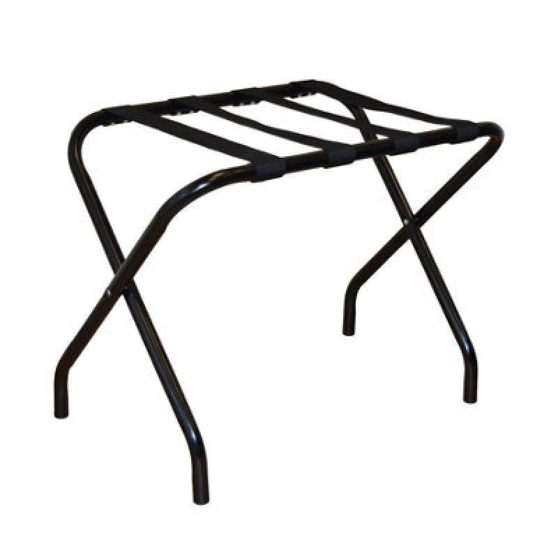 Image of Harbour Housewares Folding Metal Luggage Rack Black