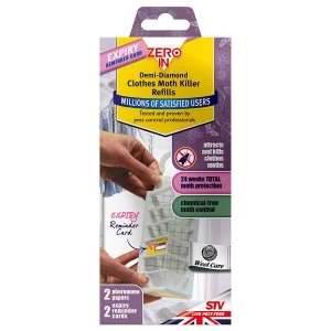 Image of Zeroin Zero In Demi Diamond Clothes Moth Killer Refills - Twin pack