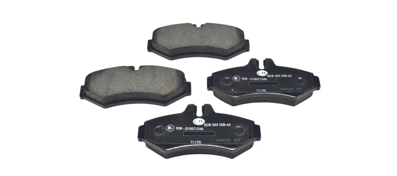 Image of HELLA Brake pad set HELLA 8DB 355 008-651