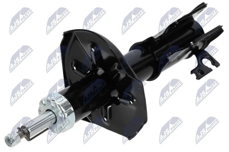 Image of NTY A-MZ-003 Shock absorber Front Axle Left, Gas Pressure, Twin-Tube, Suspension Strut, Bottom Clamp Shock Absorber (854)