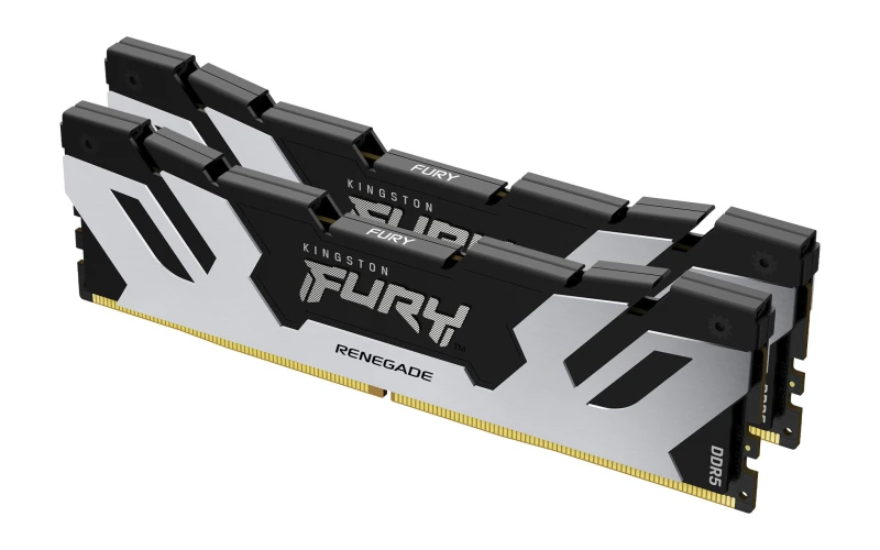 Image of Kingston Technology Kingston Technology FURY 96GB 6400MT/s DDR5 CL32 DIMM (Kit of 2) Renegade Silver XMP KF564C32RSK2-96