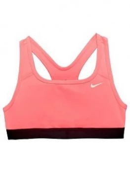 image of Nike Girls Swoosh Bra - Pink