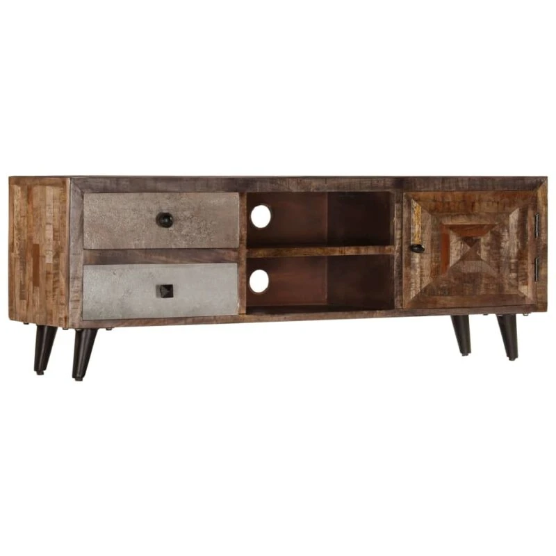 Image of VIDAXL TV Cabinet 118x30x40cm Solid Mango Wood Vidaxl 247330