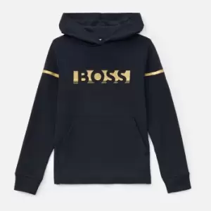 Image of Hugo Boss Boys' Hooded Sweatshirt - Navy - 10 Years