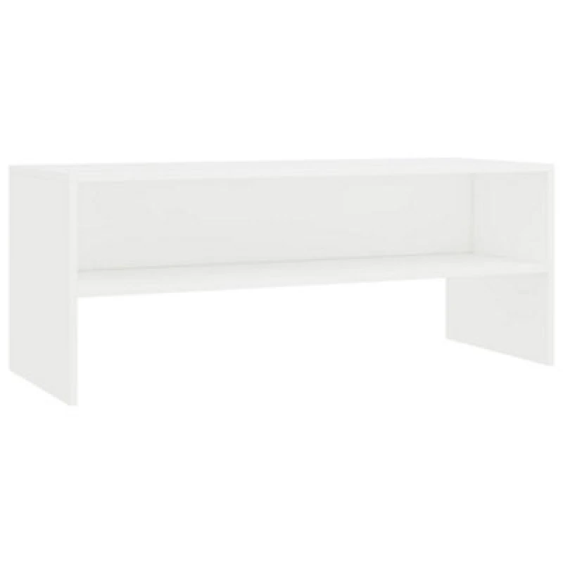 Image of VIDAXL TV Cabinet White 100x40x40cm Engineered Wood Vidaxl 800045