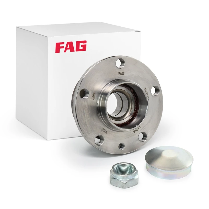 Image of FAG 713 6063 40 Wheel bearing kit Photo corresponds to scope of supply, with ABS sensor ring Wheel Bearing Kit (654)