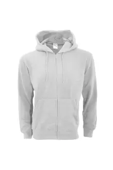 Image of Plain Full Zip Hooded Sweatshirt