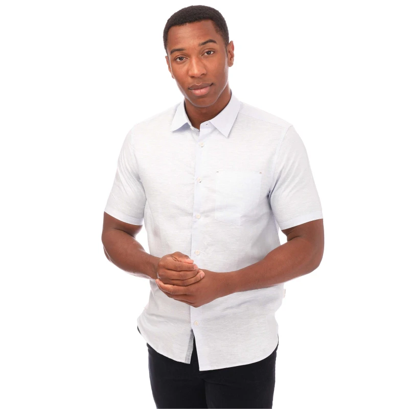 Image of Ted Baker Ted Palomas Shirt - Blue Blue S