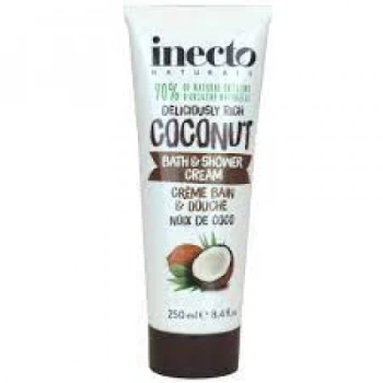 image of Inecto Naturals Coconut Bath & Shower Cream - 250ml