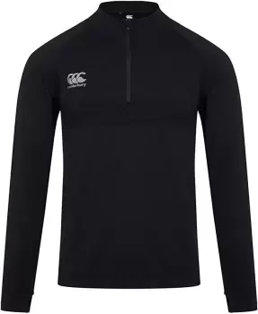 Image of Canterbury Seamless 1/4 Zip Black/Grey XLarge/2XL