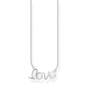 Image of THOMAS SABO Sterling Silver Love Pendant Necklace KE1847-001-21-L45V