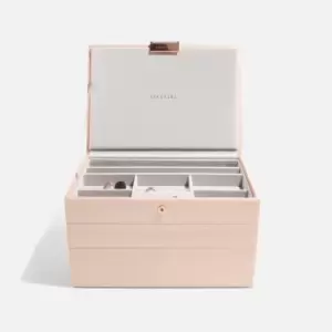 image of Stackers Classic 3 Set Jewellery Box - Blush