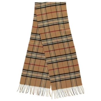 Image of Howick Cashmink Check Scarf - CHECK CAMEL